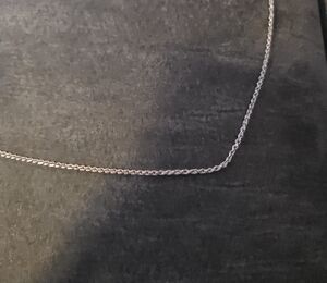 Silver Silver Italy Rope Chain Necklace